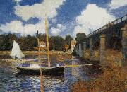Claude Monet Bridge at Argenteuil painting